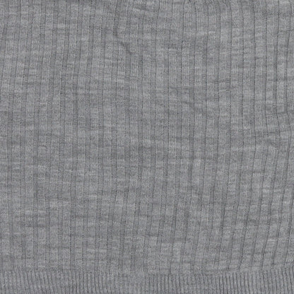 PRETTYLITTLETHING Womens Grey   Pullover Jumper Size S