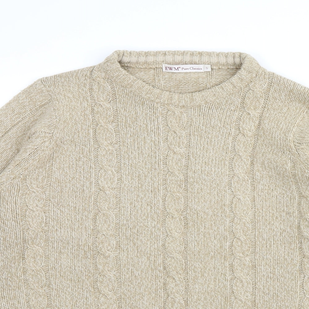 ewm classics Womens Beige   Pullover Jumper Size S