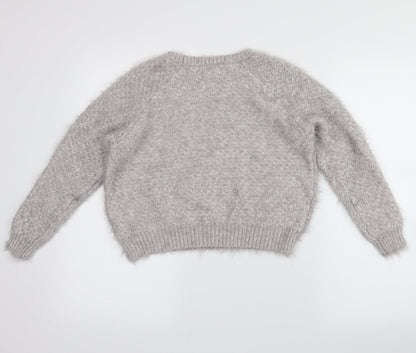 Miss Selfridge Womens Purple   Pullover Jumper Size 12