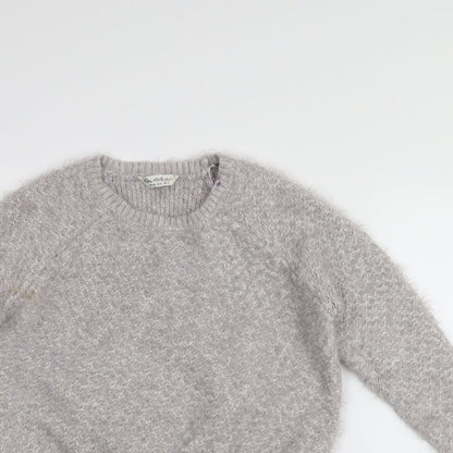 Miss Selfridge Womens Purple   Pullover Jumper Size 12