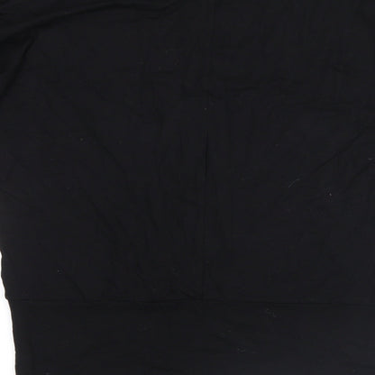 Lipsey Womens Black Floral  Basic Blouse Size 8