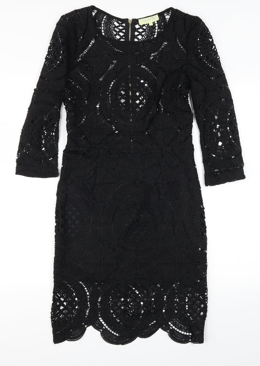 Love & Other things Womens Black   Mini  Size S  - see through top