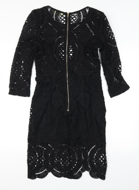 Love & Other things Womens Black   Mini  Size S  - see through top