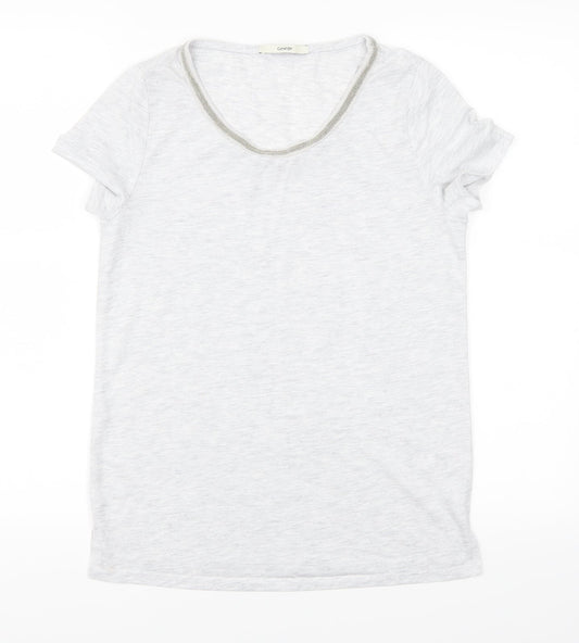 Womens UK Size 8 George Grey Basic T-Shirt
