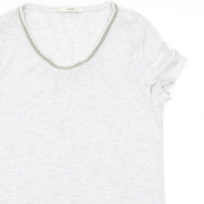 Womens UK Size 8 George Grey Basic T-Shirt