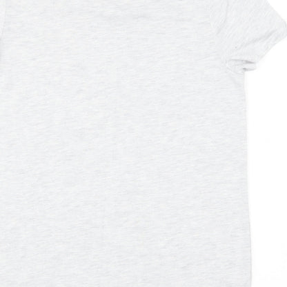 Womens UK Size 8 George Grey Basic T-Shirt