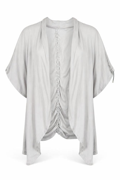 Womens UK Size 6 River Island Grey Basic Blouse