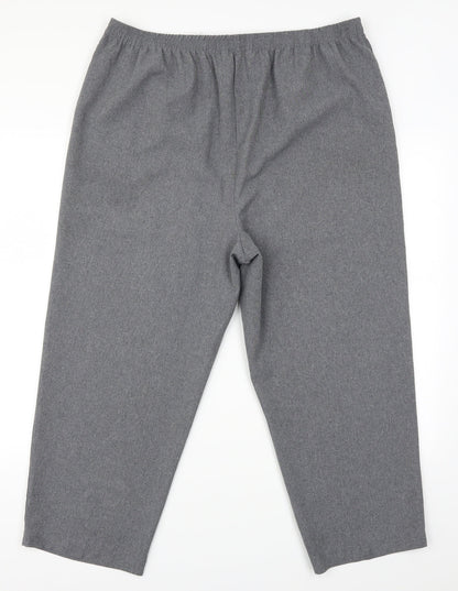 BM Womens Grey   Trousers  Size 18 L24 in