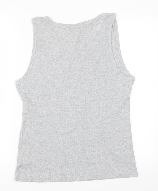 Peacocks Mens Grey    T-Shirt Size L