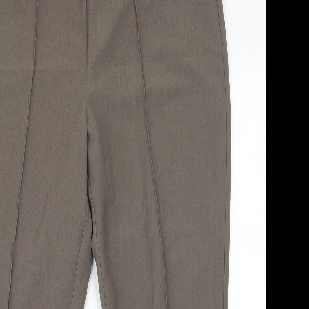 Womens UK Size 18 BM Regular Fit  Brown Trousers