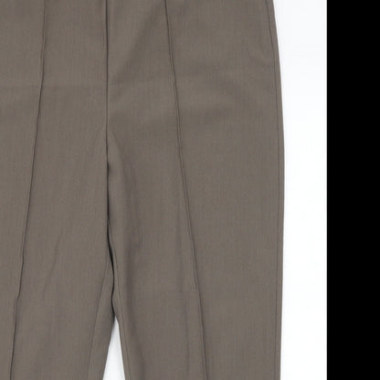 Womens UK Size 18 BM Regular Fit  Brown Trousers