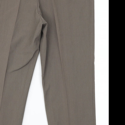 Womens UK Size 18 BM Regular Fit  Brown Trousers