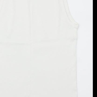 Peacocks Mens White    T-Shirt Size L