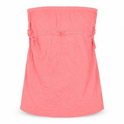 Womens UK Size 12 George Pink Basic T-Shirt