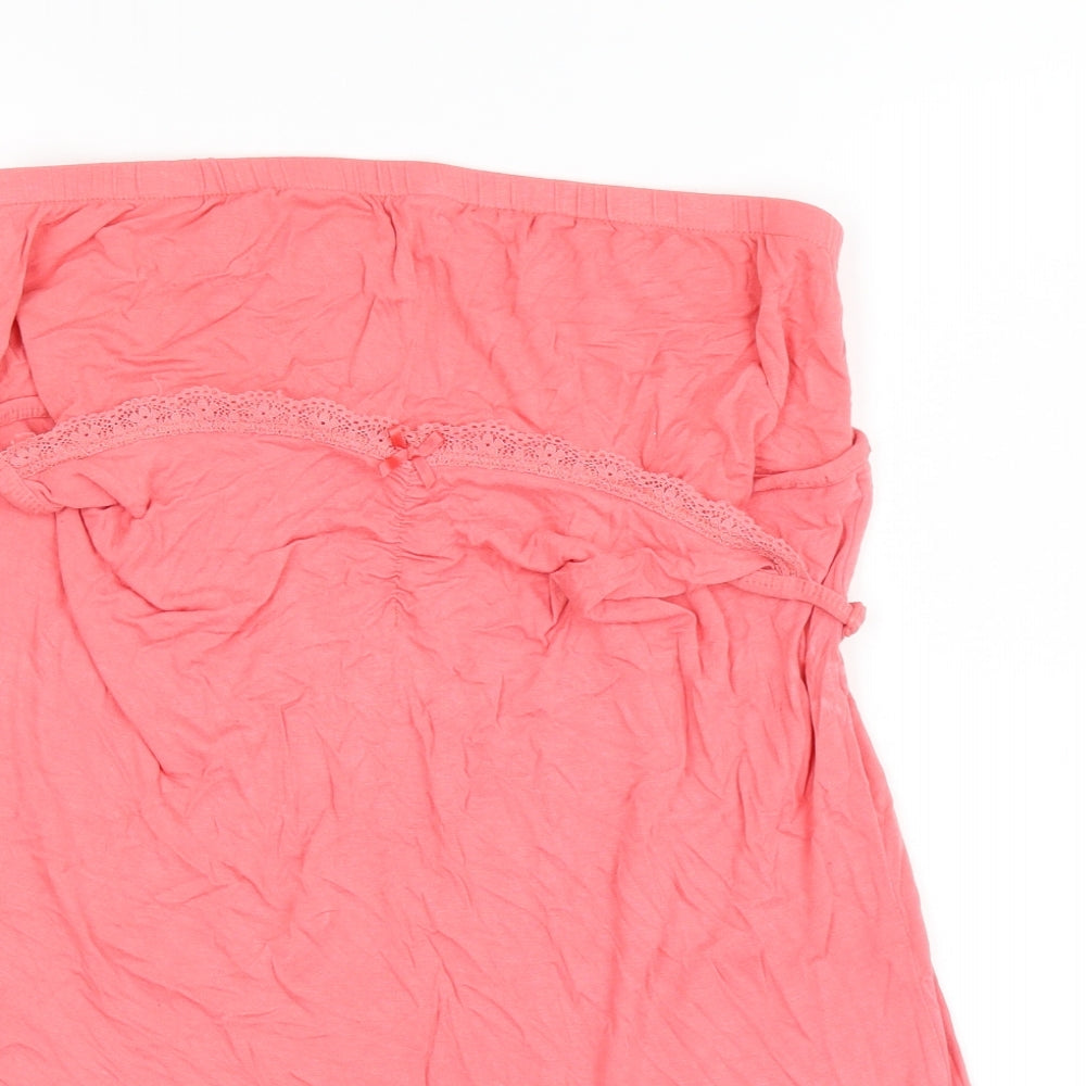 Womens UK Size 12 George Pink Basic T-Shirt