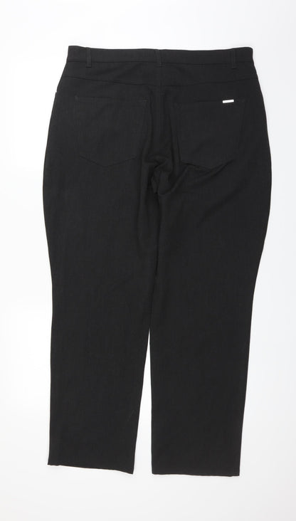 jet clothing Womens Black   Trousers  Size 36 L29 in