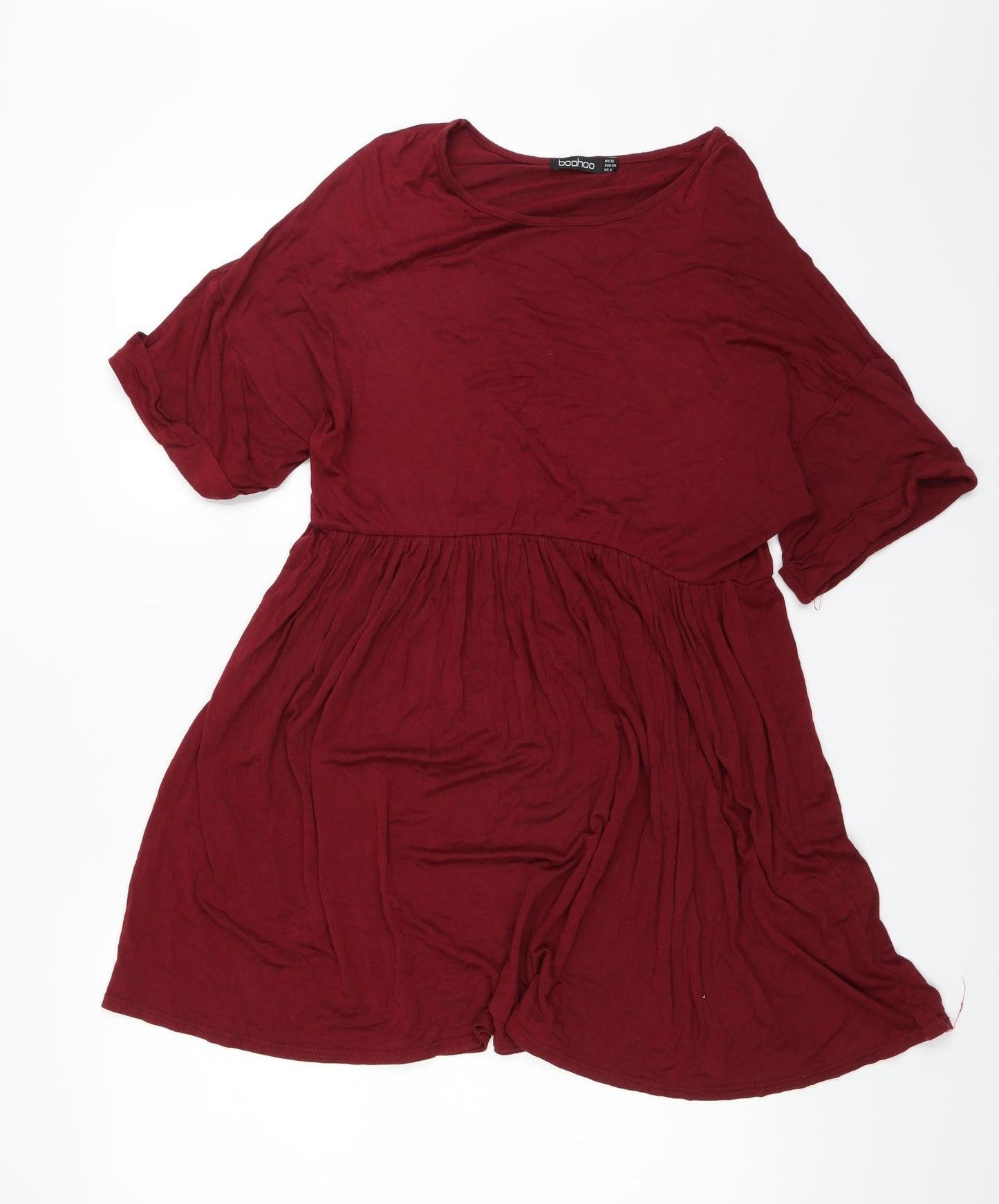 Boohoo Womens Red   A-Line  Size 12