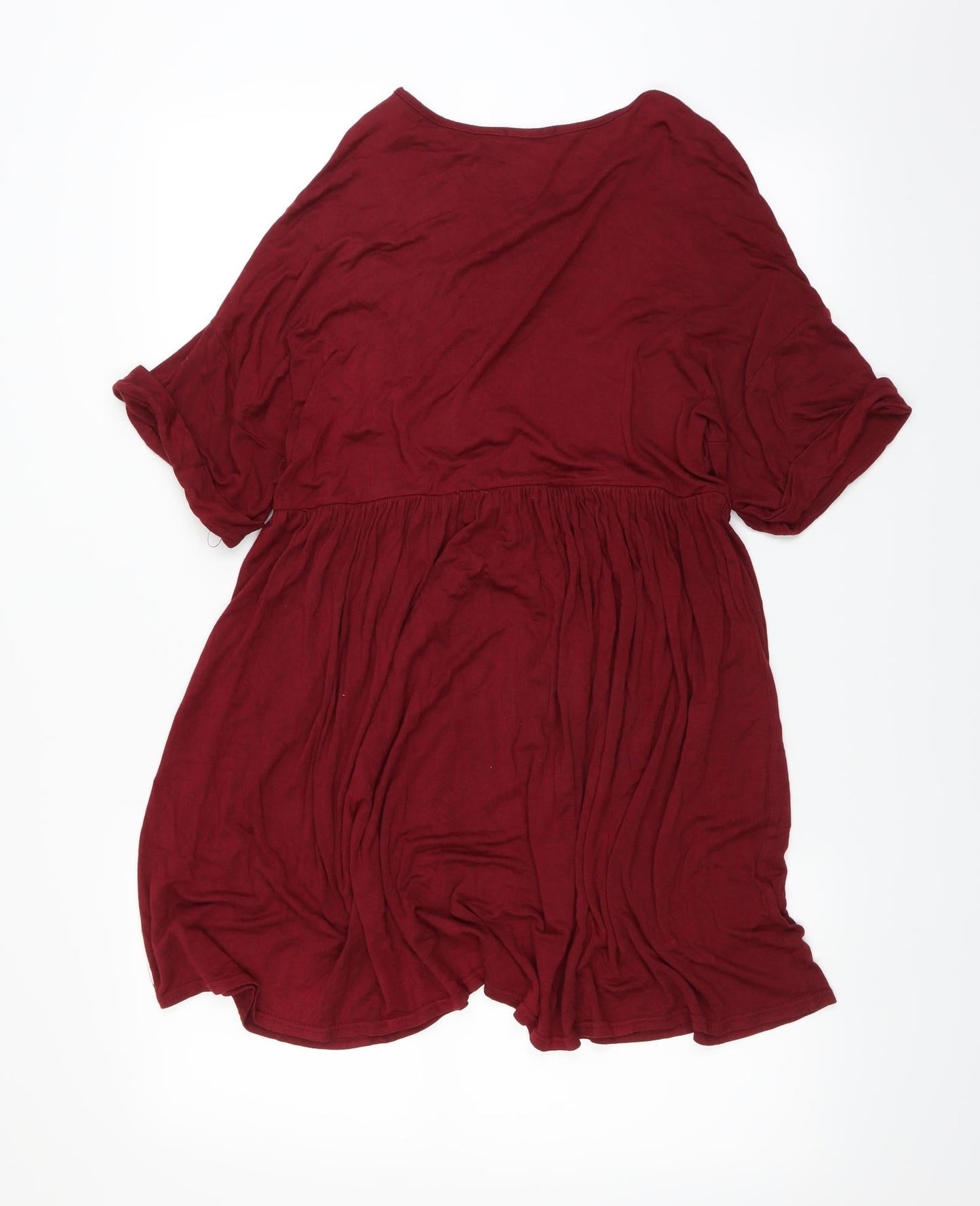 Boohoo Womens Red   A-Line  Size 12