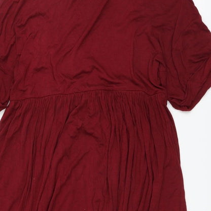 Boohoo Womens Red   A-Line  Size 12