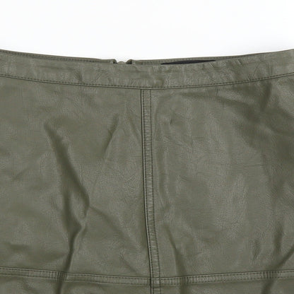 New Look Womens Green   A-Line Skirt Size 8