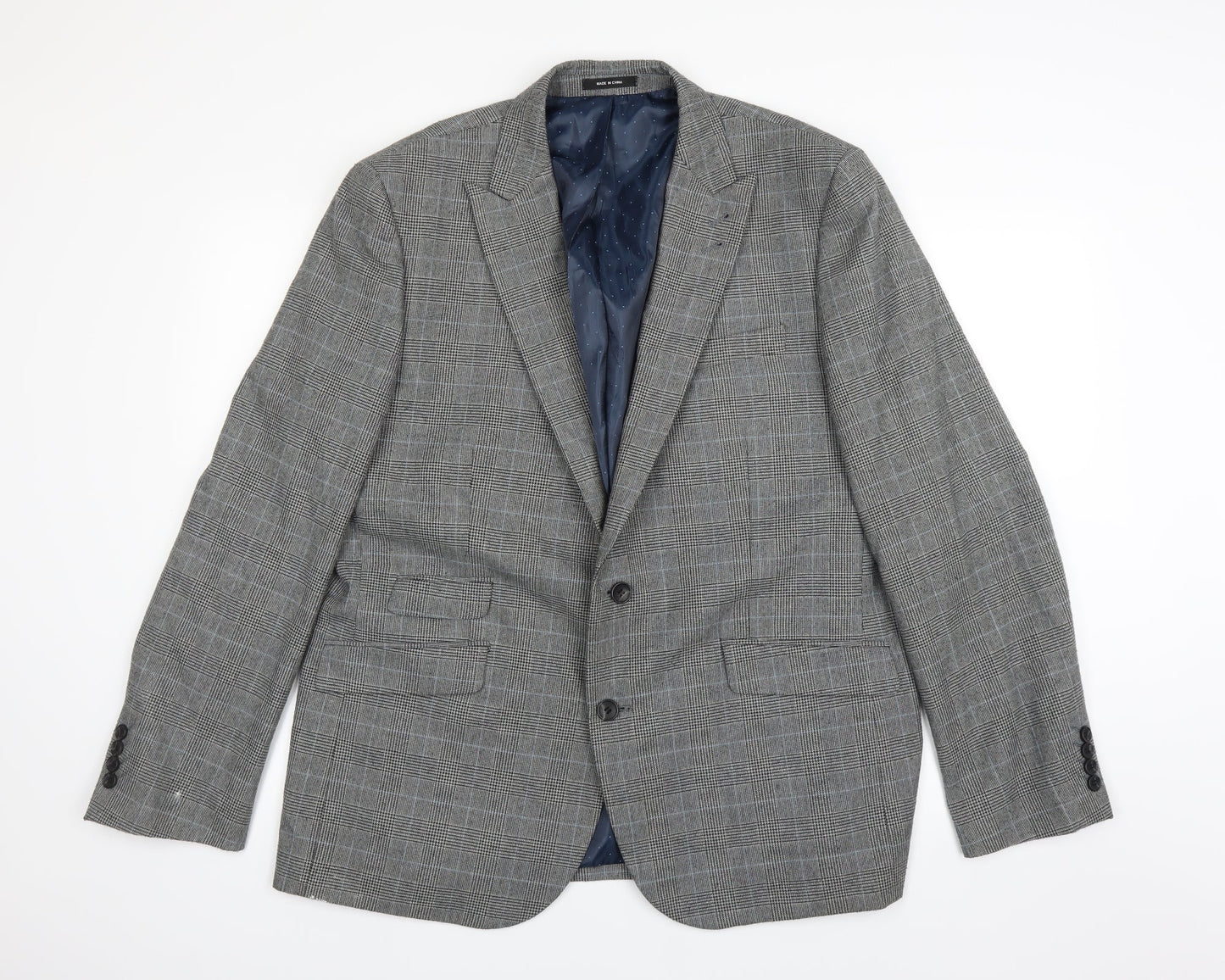 Mens UK Size 36 Cedar Wood State Regular Grey Suit Jacket