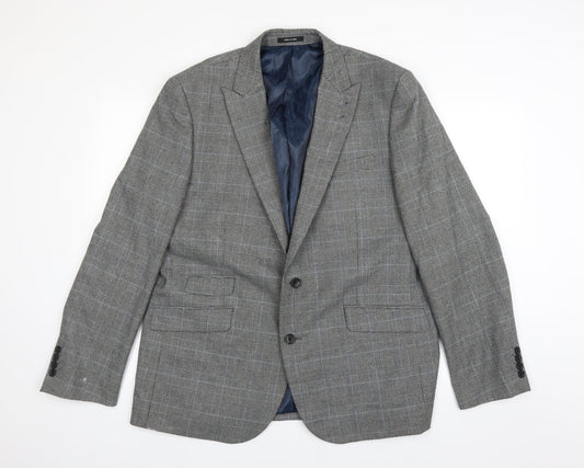 Mens UK Size 36 Cedar Wood State Regular Grey Suit Jacket