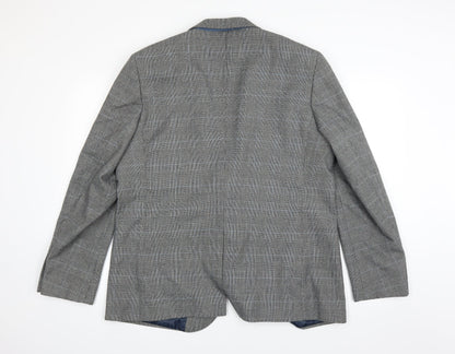 Mens UK Size 36 Cedar Wood State Regular Grey Suit Jacket