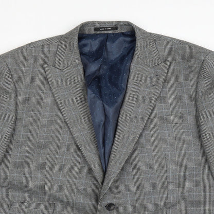 Mens UK Size 36 Cedar Wood State Regular Grey Suit Jacket
