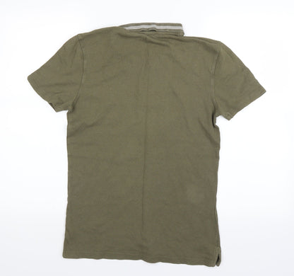 New Look Mens Green    Polo Size M