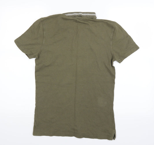 New Look Mens Green    Polo Size M