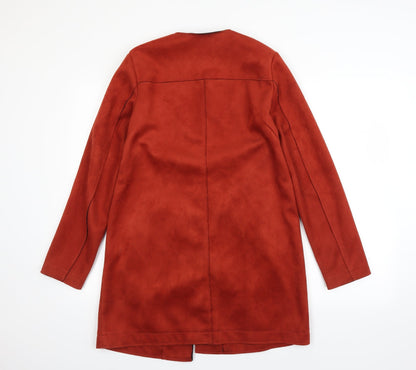 Primark Womens Orange   Overcoat Coat Size 12