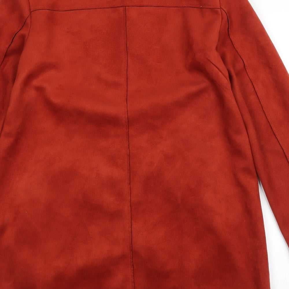 Primark Womens Orange   Overcoat Coat Size 12
