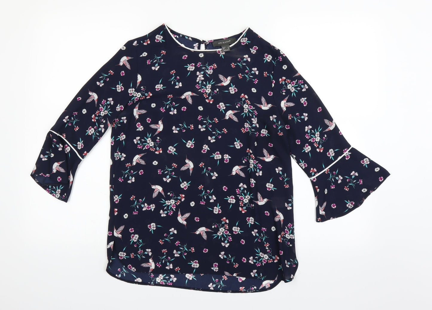 Primark Womens Blue   Basic Blouse Size 6