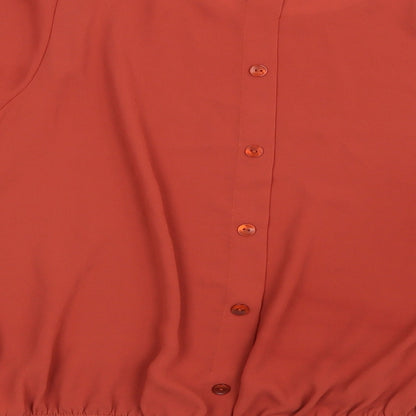 FOREVER 21 Womens Orange   Basic Blouse Size S