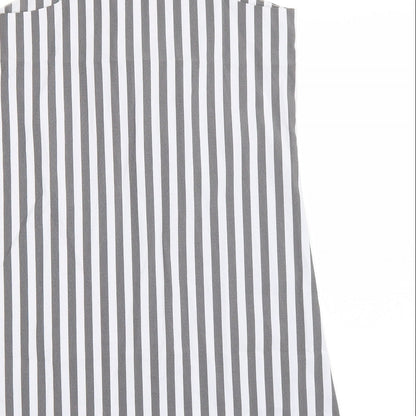 SheIn Womens Grey Striped  Tank Dress  Size S