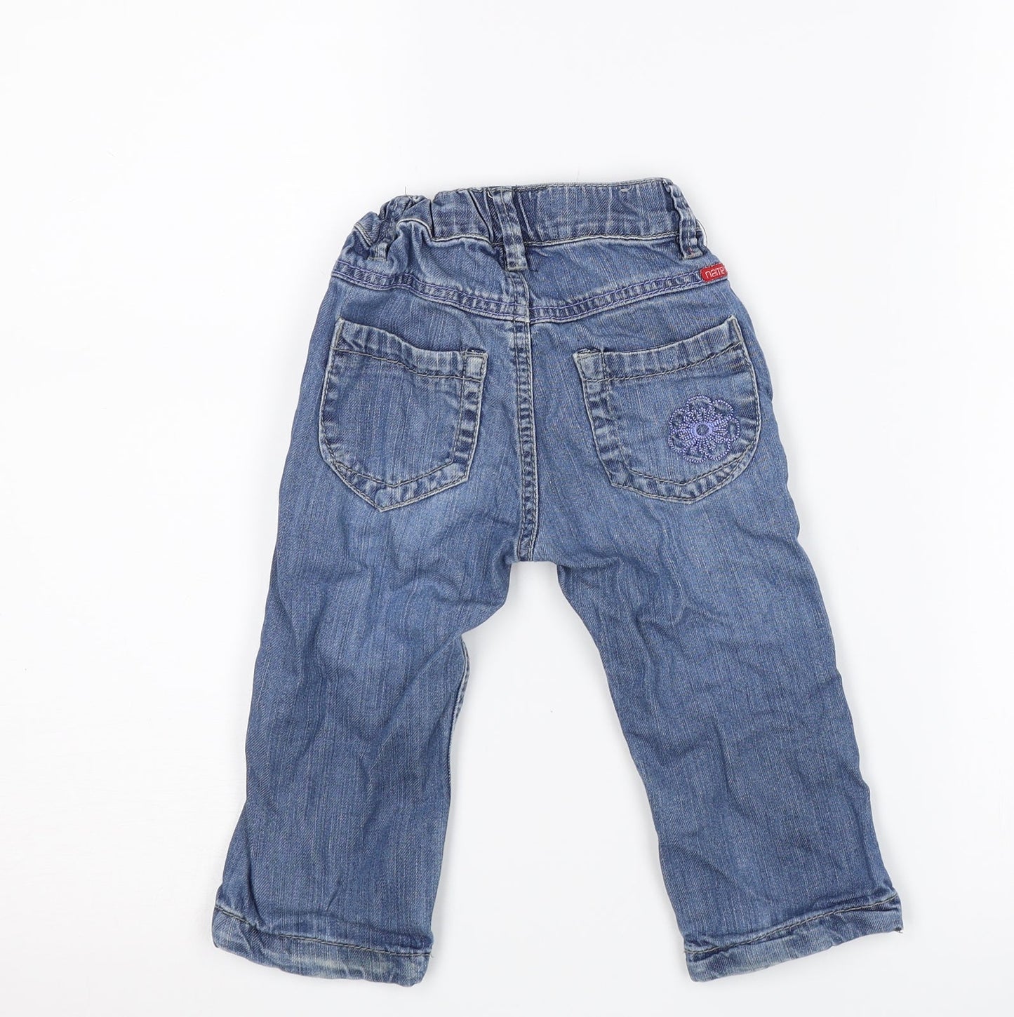 name it Boys Blue  Denim Capri Jeans Size 12-18 Months