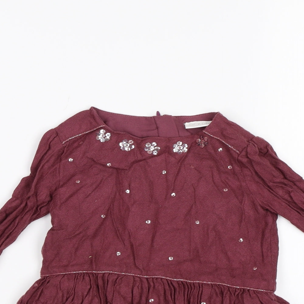 F&F Girls Purple   A-Line  Size 18-24 Months