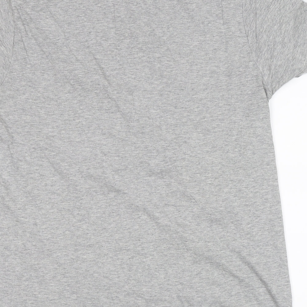 Womens UK Size L Chelsea peers Grey Basic T-Shirt