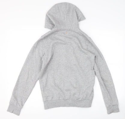 DECATHLON Girls Grey   Full Zip Hoodie Size 12-13 Years