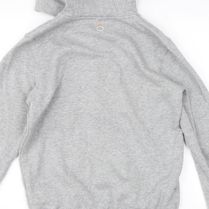 DECATHLON Girls Grey   Full Zip Hoodie Size 12-13 Years