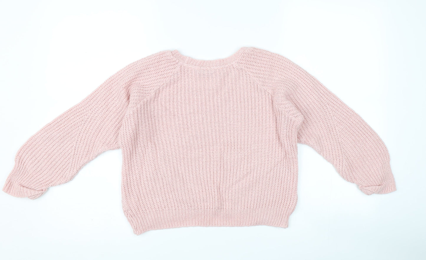 F&F Girls Pink   Pullover Jumper Size 8-9 Years