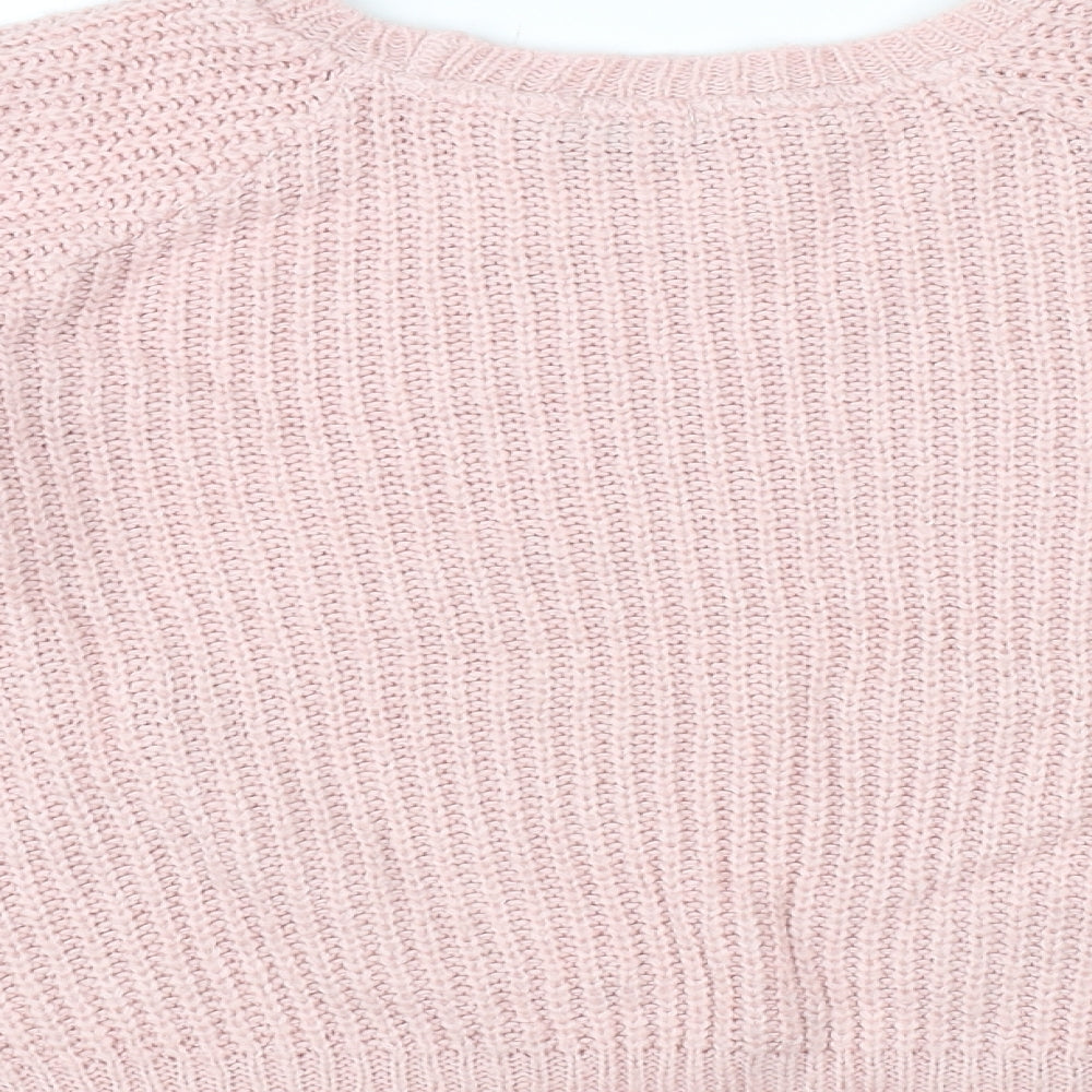 F&F Girls Pink   Pullover Jumper Size 8-9 Years