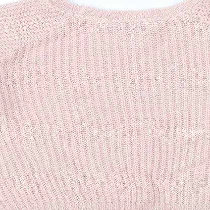F&F Girls Pink   Pullover Jumper Size 8-9 Years