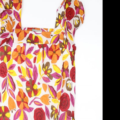 Preworn Womens Multicoloured Floral  Mini  Size S