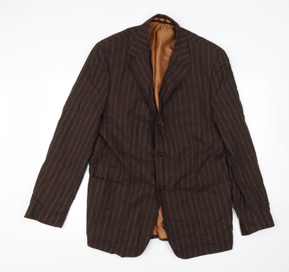 Mens UK Size L Preworn Regular Brown Suit Jacket