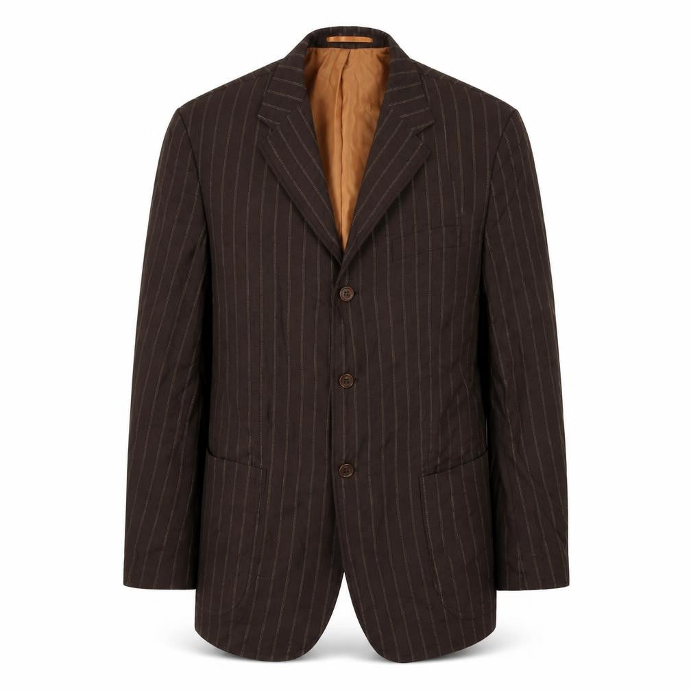 Mens UK Size L Preworn Regular Brown Suit Jacket