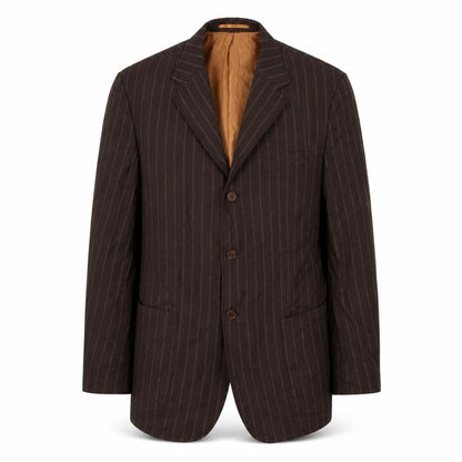 Mens UK Size L Preworn Regular Brown Suit Jacket
