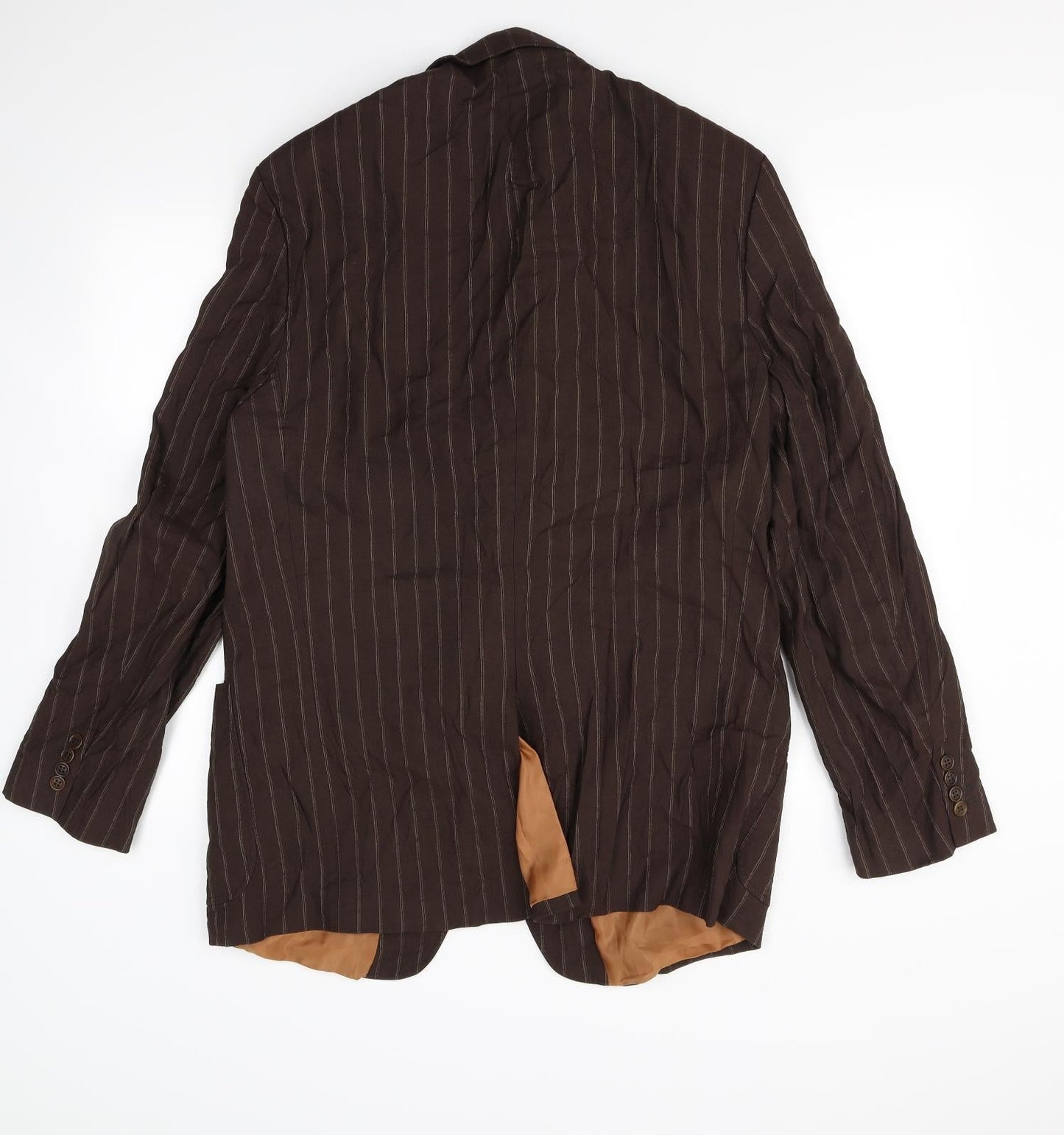 Mens UK Size L Preworn Regular Brown Suit Jacket