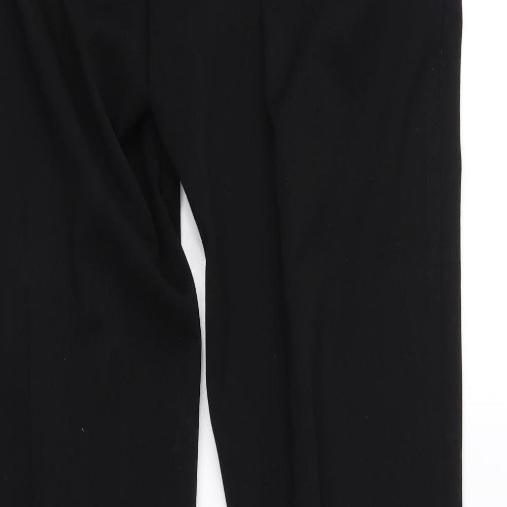 Womens UK Size 32 in St Bernard Regular Fit Dress Pants Black Trousers