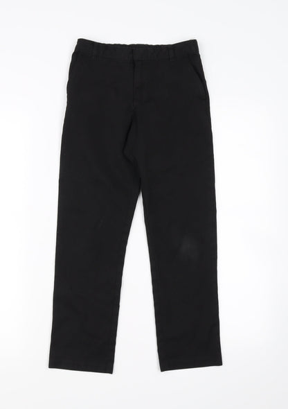 George Boys Black   Dress Pants Trousers Size 8-9 Years